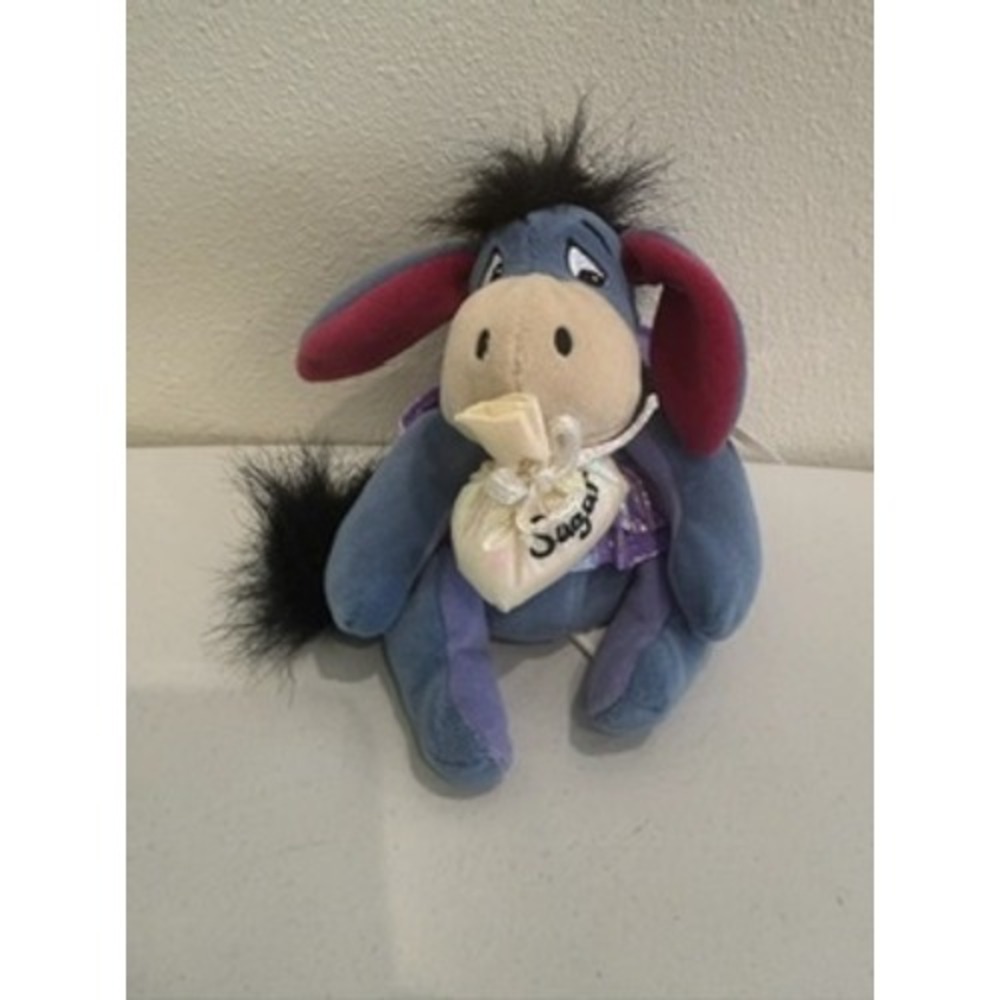 Disney Mouseketoys Sugar Plum Fairy Eeyore Mini Bean Bag Plush 7 Inch NWT